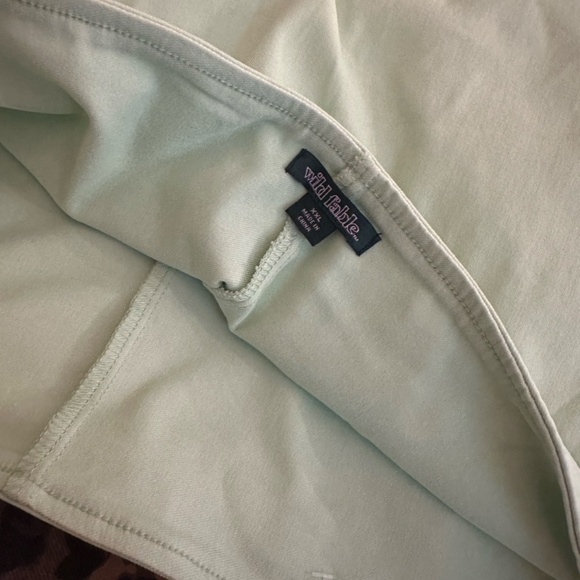 Wild Fable XXL Sage Green High Rise Bodycon Mini Skort Built-in Shorts Zip - Picture 9 of 9